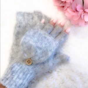 ⭐️GRAY WOOL WRISTWARMER/MITTENS⭐️